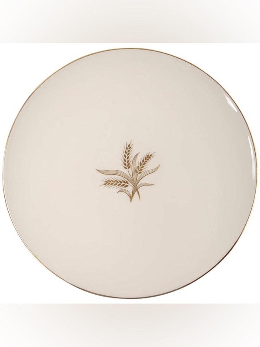 Vintage Lenox Harvest (Wheat / R-442) Fine Bone China Plates (set of 4)